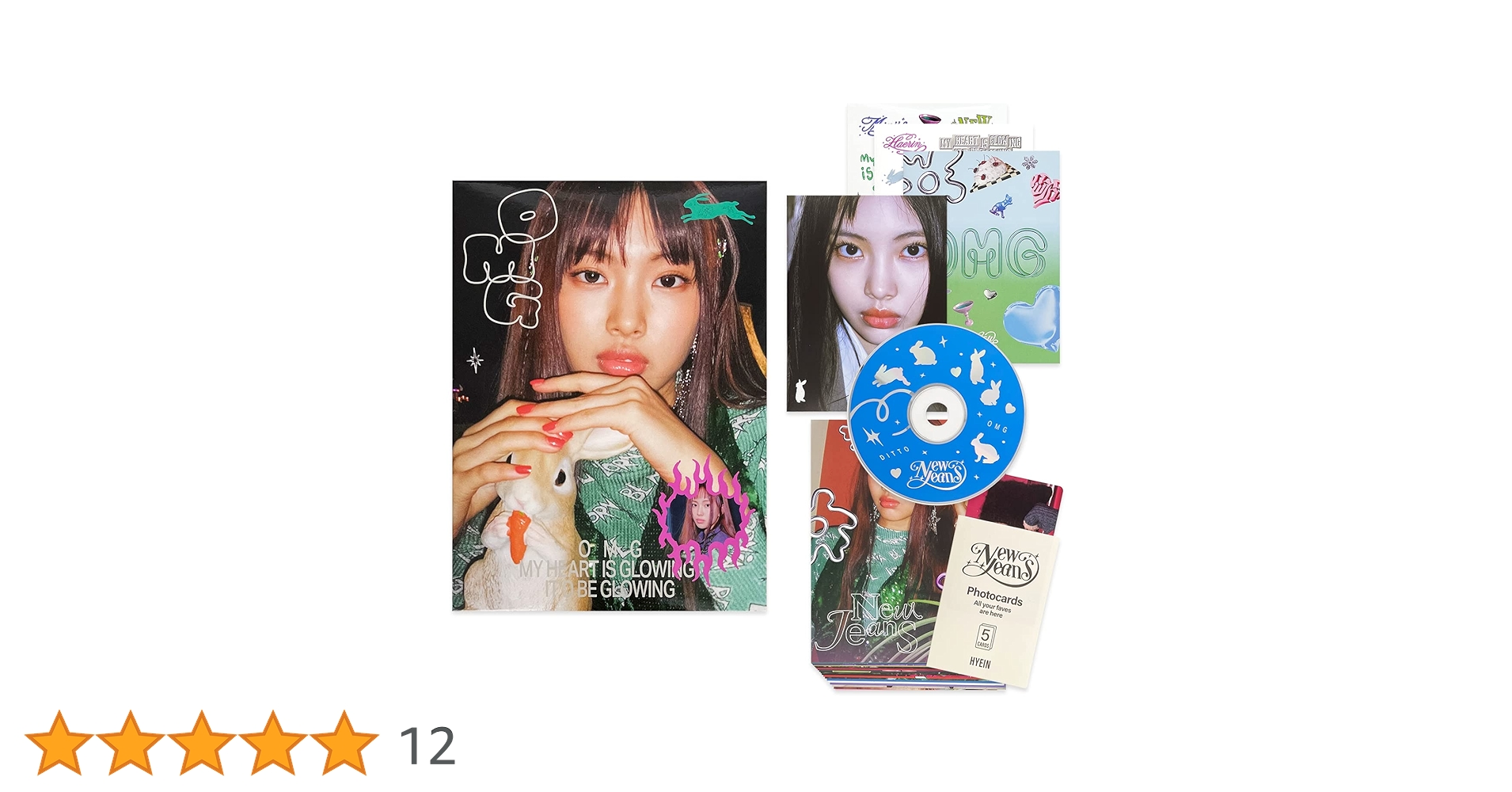 Amazon.co.jp: NewJeans - 1st Single [OMG] (Message Card Ver